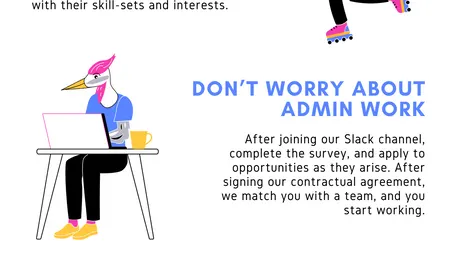 Why do freelancers work with us?